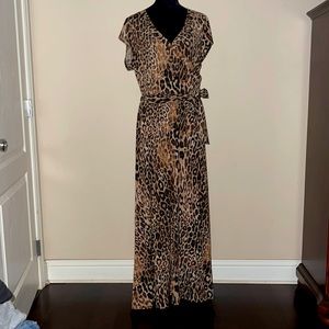 Animal Print Maxi Dress